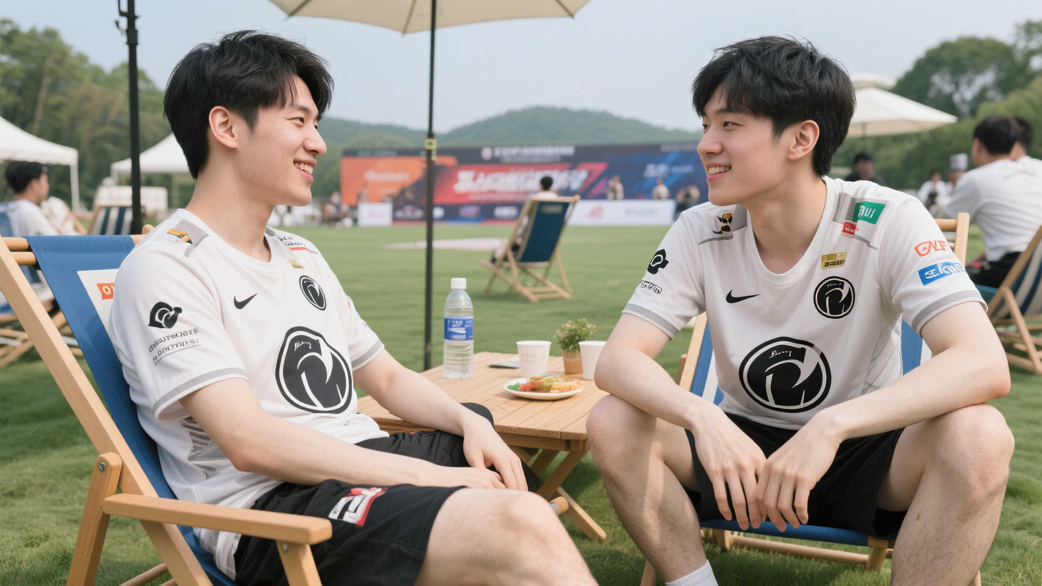 值得注意的是，这次旅行不仅是简单放松，也是两人在竞